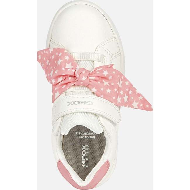 Coral DJRock Bow Sneakers, White - Sneakers - 6