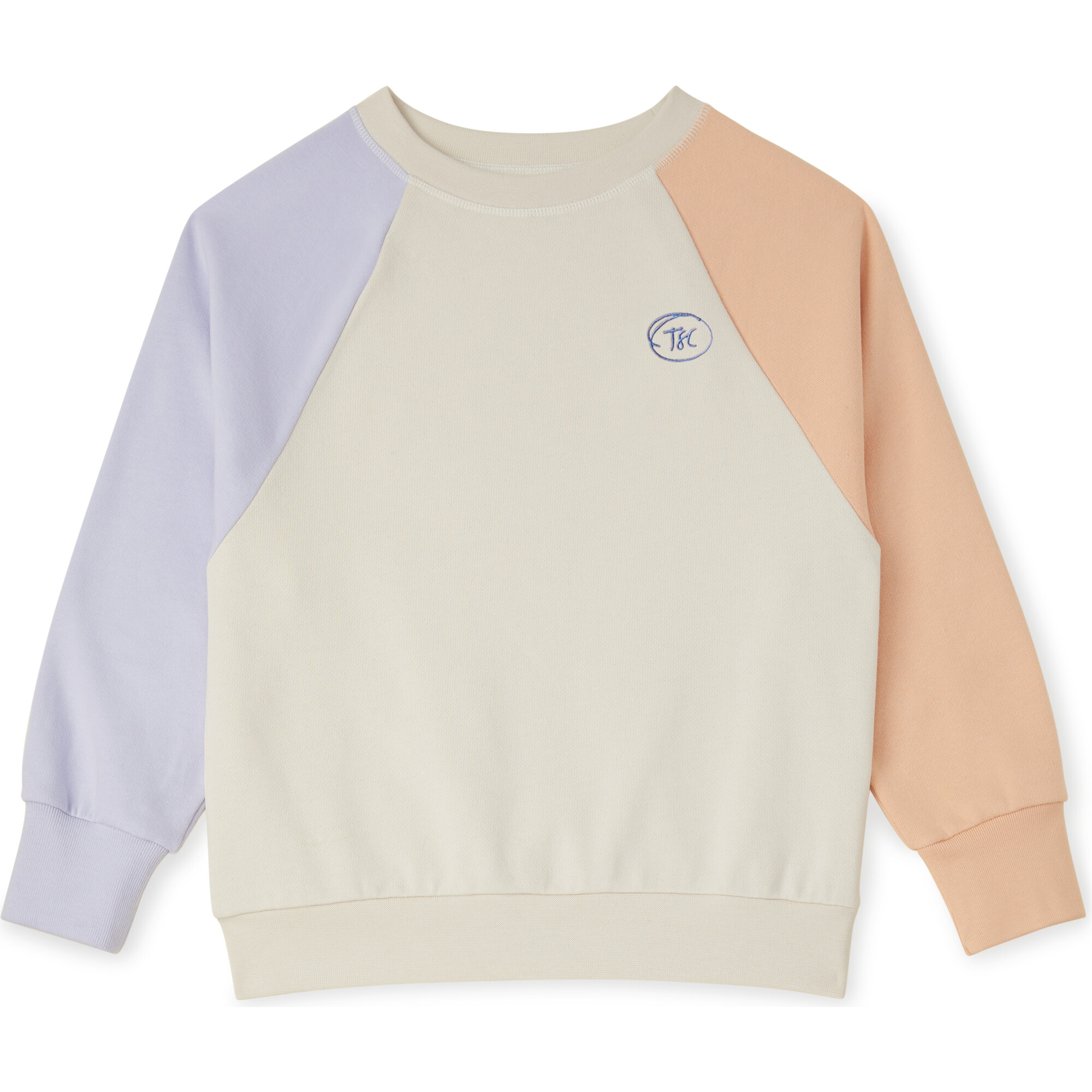 Brooklyn Sweatshirt with Embroidery, Pink - Sweatshirts - 1