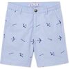 Hudson Short Bow and Arrow Embroidery, Blue - Shorts - 1 - thumbnail