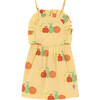 Fruits Dragonfly Dress, Yellow - Dresses - 1 - thumbnail