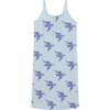 Birds Gazel Dress, Blue - Dresses - 1 - thumbnail