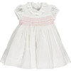 Moohren Hand-Smocked Dress, Pink - Dresses - 1 - thumbnail