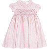 Moohren Hand-Smocked Dress, Mini Floral Pink - Dresses - 1 - thumbnail