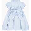 Moohren Hand-Smocked Dress, Mini Floral Blue - Dresses - 2