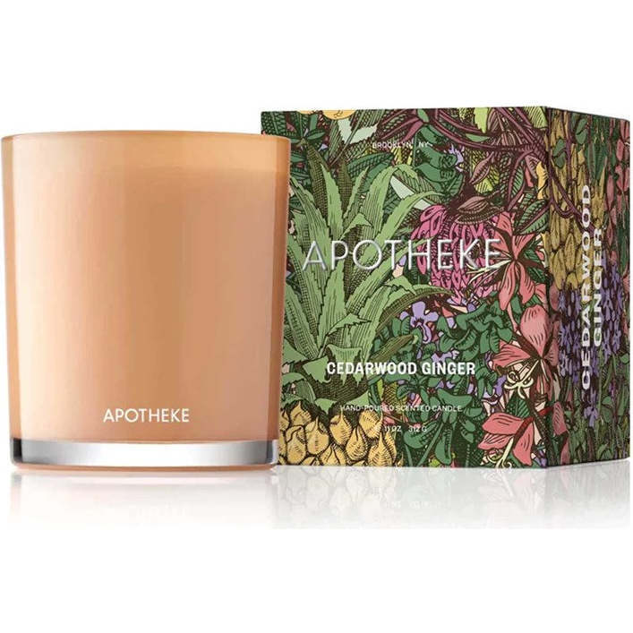 Cedarwood Ginger Candle, Orange - Candles - 1