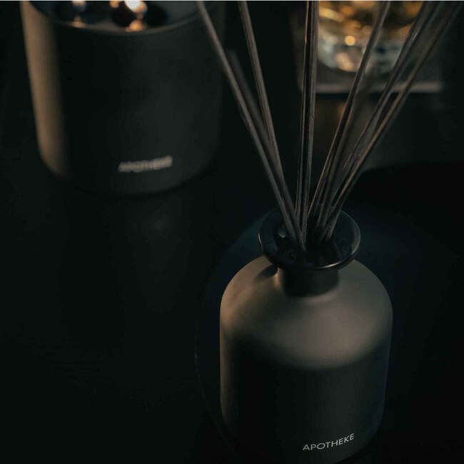 Charcoal Reed Diffuser, Black - Diffusers - 3