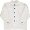 Philipe Shirt Silk, Blue - Shirts - 1 - thumbnail