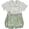 Henry Baby Set Mint Silk - Rompers - 1 - thumbnail