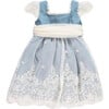 Cecile Dress, Blue - Dresses - 1 - thumbnail