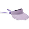 Women's Ricky Ombré Grosgrain Tie Visor, Lavender - Hats - 1 - thumbnail