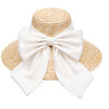 Women's Mirabel Straw Wide Brim Sunhat, Natural And Ivory - Hats - 2