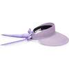 Women's Ricky Ombré Grosgrain Tie Visor, Lavender - Hats - 2