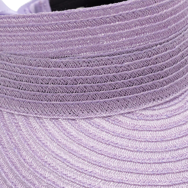 Women's Ricky Ombré Grosgrain Tie Visor, Lavender - Hats - 4