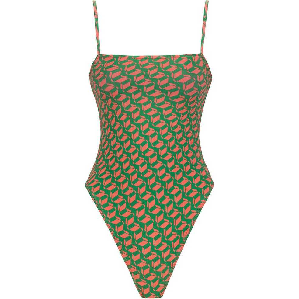 Women's Jacelyn Sleeveless One-Piece, Geo - Montce Swim