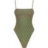 Women's Jacelyn Sleeveless One-Piece, Geo - One Pieces - 1 - thumbnail