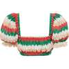 Women's Marcela Puff Sleeve Bikini Top, Gelato - Two Pieces - 3