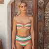 Women's Tori Ties Bandeau Strapless Bikini Top, Gelato - Two Pieces - 2