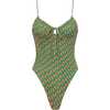 Women's Lucy Sleeveless One-Piece, Geo - One Pieces - 1 - thumbnail
