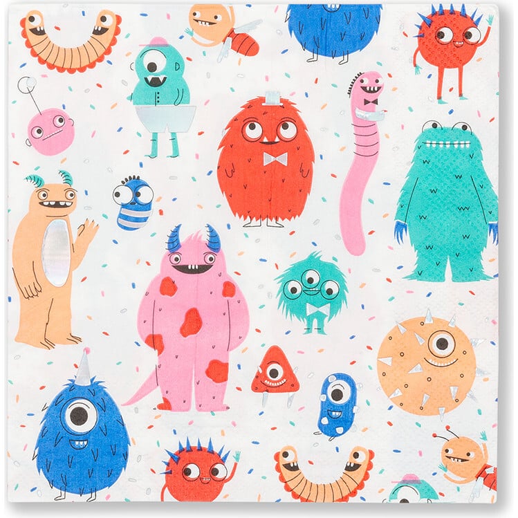 Little Monsters Large Napkins - Thumbnail 2