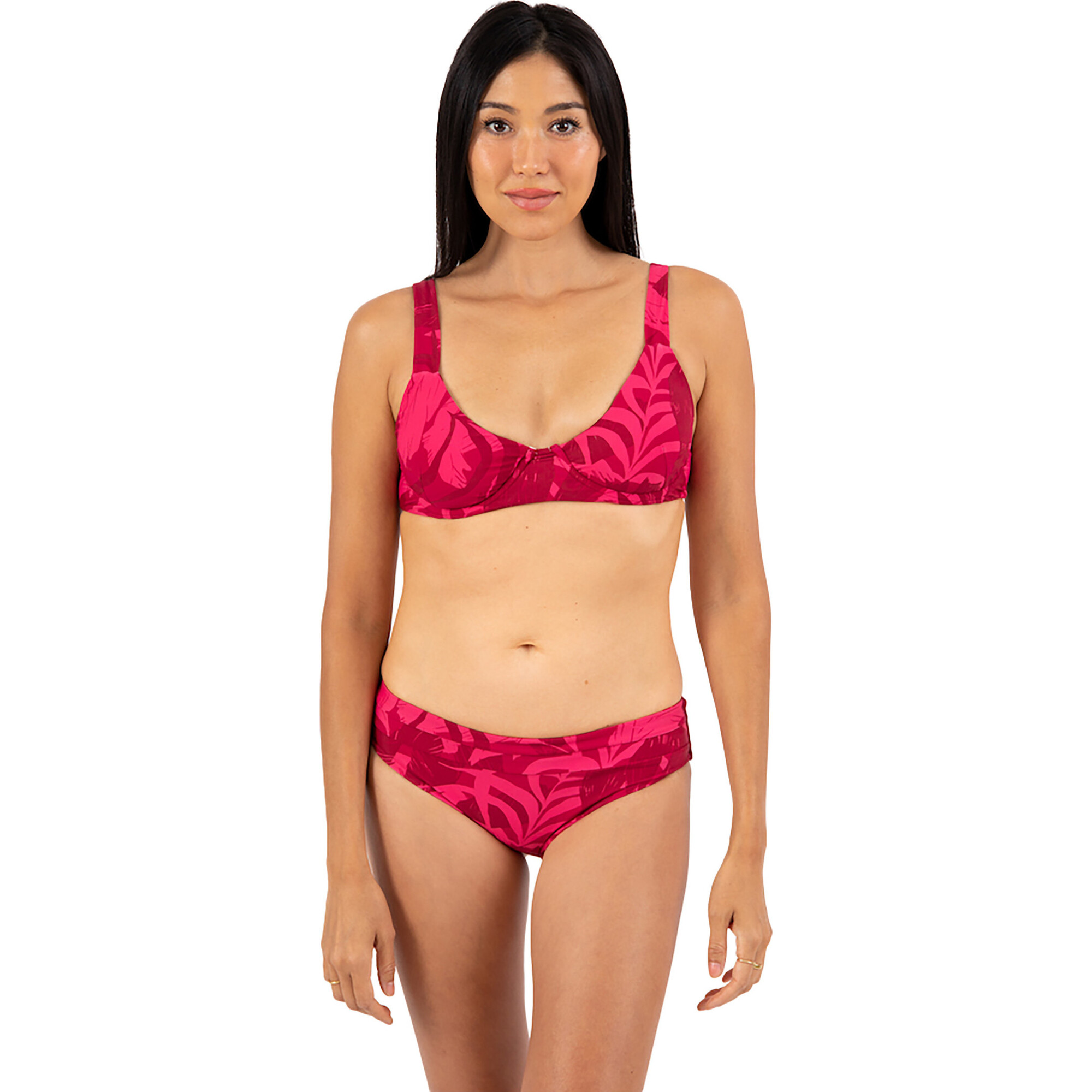 Women's Jessa Floral Print Bottom, Crimson Palms - Citrine Swim Mommy & Me  Shop