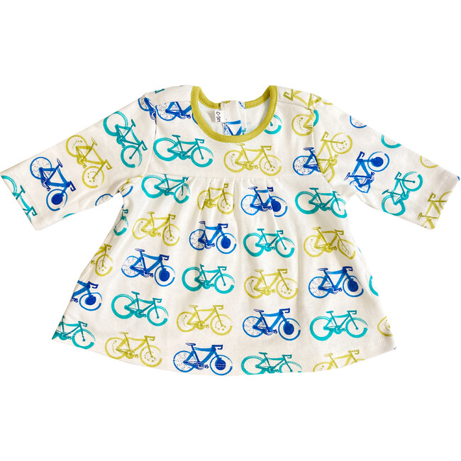 Baby Bike Dress, Celery