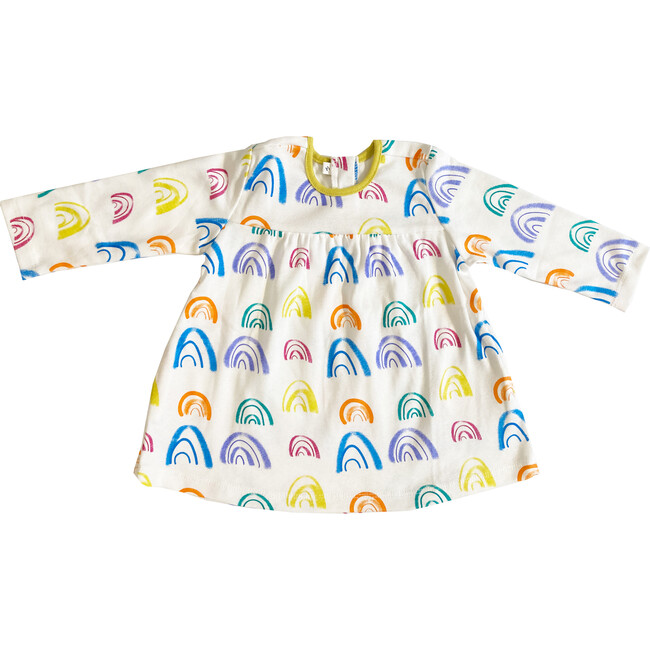 Baby Rainbow Dress, Celery