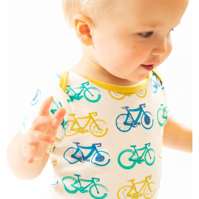 Bike Onesie, Celery - Onesies - 2