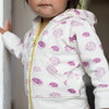 Porcupine Hoody, Fuchsia & Celery - Sweatshirts - 5