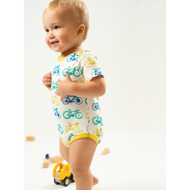 Bike Onesie, Celery - Onesies - 4