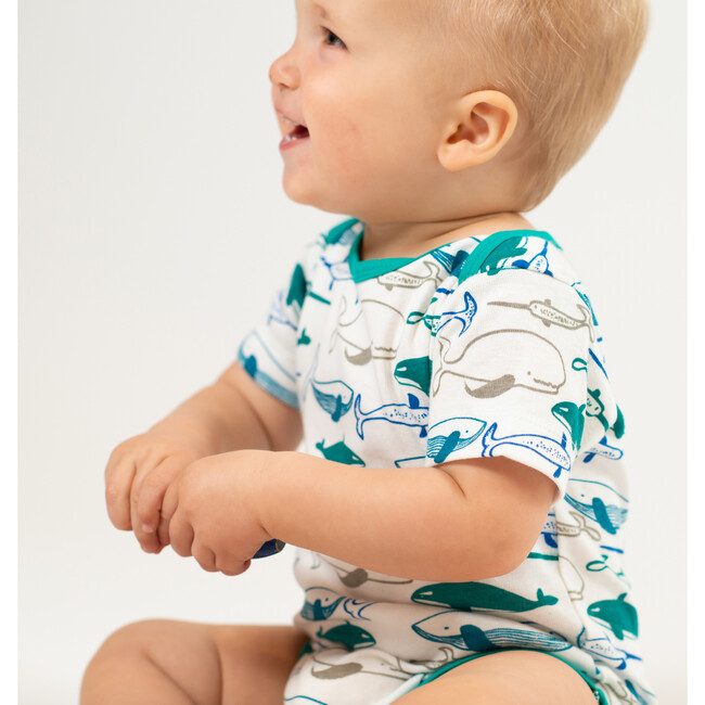 Whale Onesie, Jade - Onesies - 6