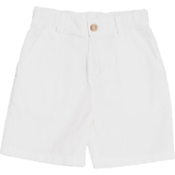 Edgar Contemporary Boy Short, Off-White - Shorts - 1