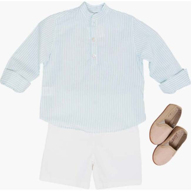 Edgar Contemporary Boy Short, Off-White - Shorts - 2