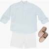 Edgar Contemporary Boy Short, Off-White - Shorts - 2