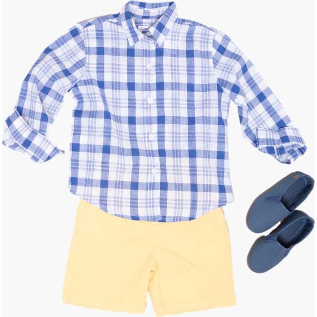 Edgar Contemporary Boy Short, Yellow - Shorts - 2