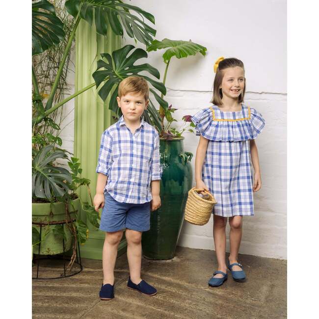 Edgar Contemporary Boy Short, Bright Blue - Shorts - 2
