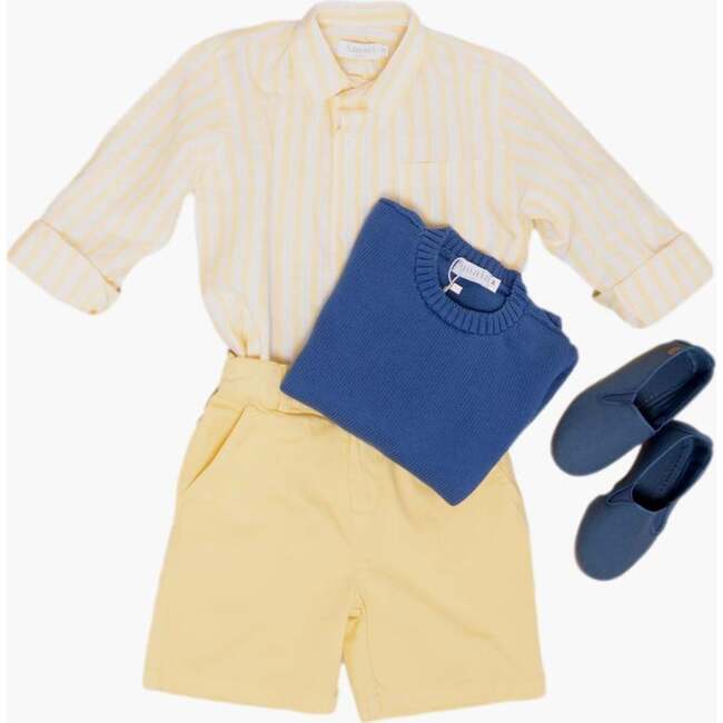 Edgar Contemporary Boy Short, Yellow - Shorts - 3