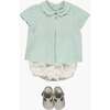 Magpie Side Buttoned Bloomer, Off-White - Shirts - 3