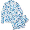 Women's Pima Cotton Pajama Set, Songs of Santorini - Pajamas - 1 - thumbnail