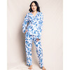Women's Pima Cotton Pajama Set, Songs of Santorini - Pajamas - 2