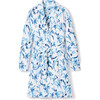 Women's Pima Cotton Robe, Songs of Santorini - Pajamas - 1 - thumbnail