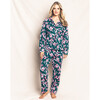 Women's Pima Cotton Pajama Set, Amalfi Floral - Pajamas - 2