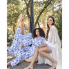 Women's Pima Cotton Pajama Set, Songs of Santorini - Pajamas - 3