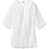 Women's Short Gauze Caftan, White - Pajamas - 1 - thumbnail