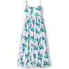 Women's Pima Cotton Nightgown, St Tropez Palms - Pajamas - 1 - thumbnail