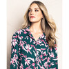 Women's Pima Cotton Pajama Set, Amalfi Floral - Pajamas - 3