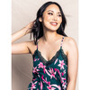 Women's Pima Cotton Lace Short Set, Amalfi Floral - Pajamas - 3
