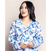 Women's Pima Cotton Pajama Set, Songs of Santorini - Pajamas - 4