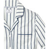 Women's Pima Cotton Pajama Set, White Stripe - Pajamas - 4