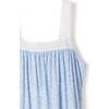 Women's Pima Cotton Camille Nightgown, Periwinkle Paisley - Pajamas - 2