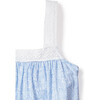 Women's Pima Cotton Camille Short Set, Periwinkle Paisley - Pajamas - 2